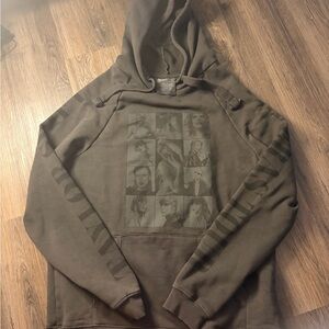 Taylor Swift Grey Pullover Hoodie with Photo Grid